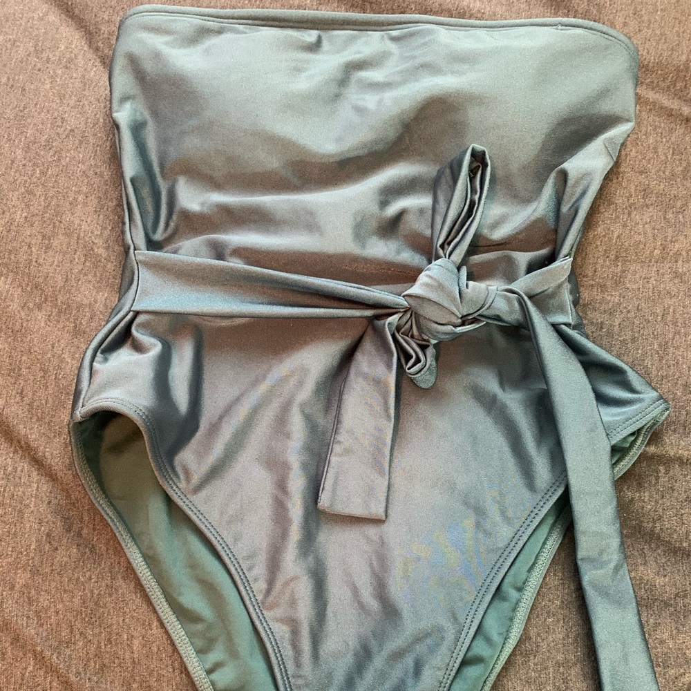 TEAL BATHING SUIT